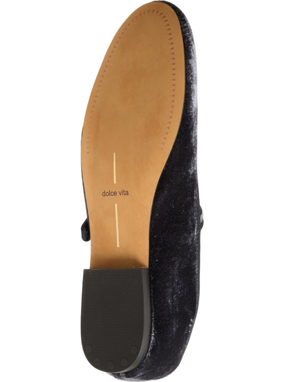 Dolce Vita Roslyn Mary Jane Flats - Dusty Blue Velvet - Picture 3 of 6